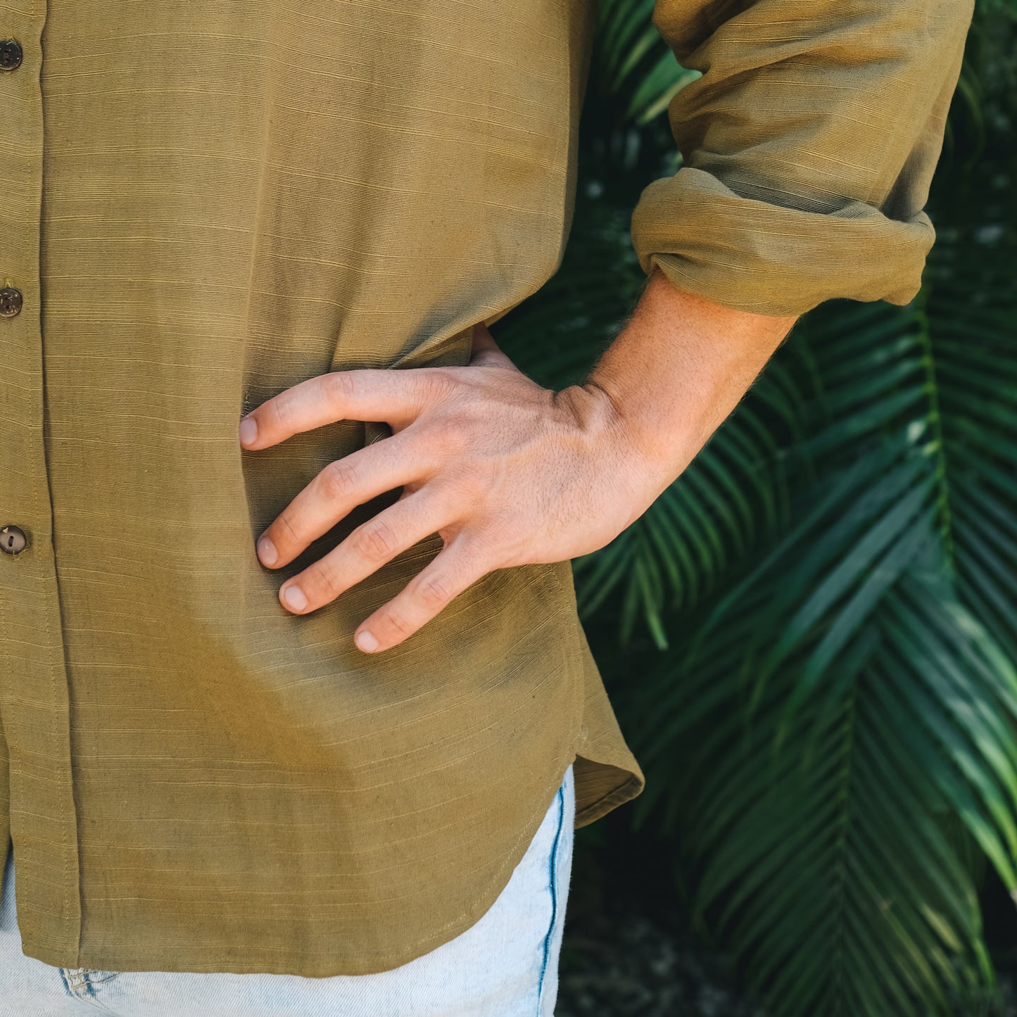 Menswear Linen Shirt